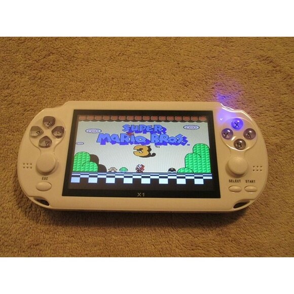 Retro Game Console System (White) New